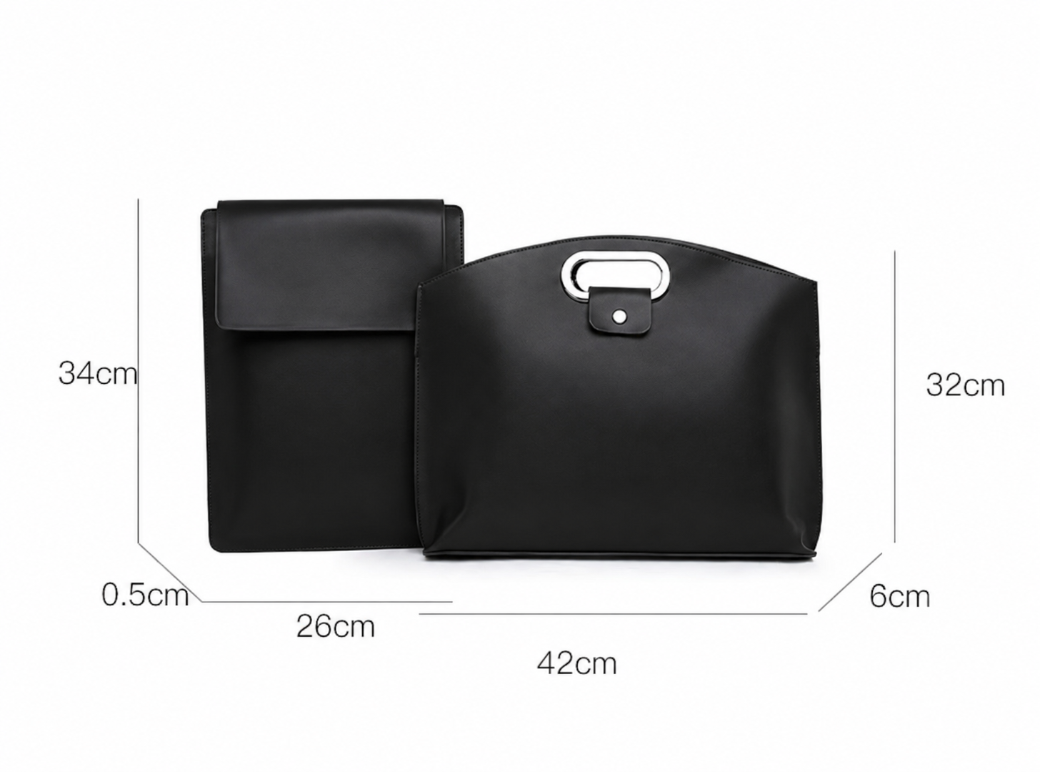 Deniz Laptop Bag - Svart