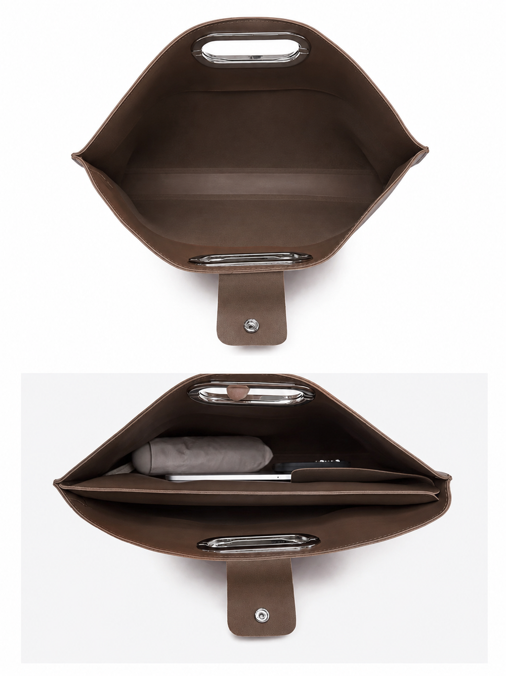 Deniz Laptop Bag - Brun
