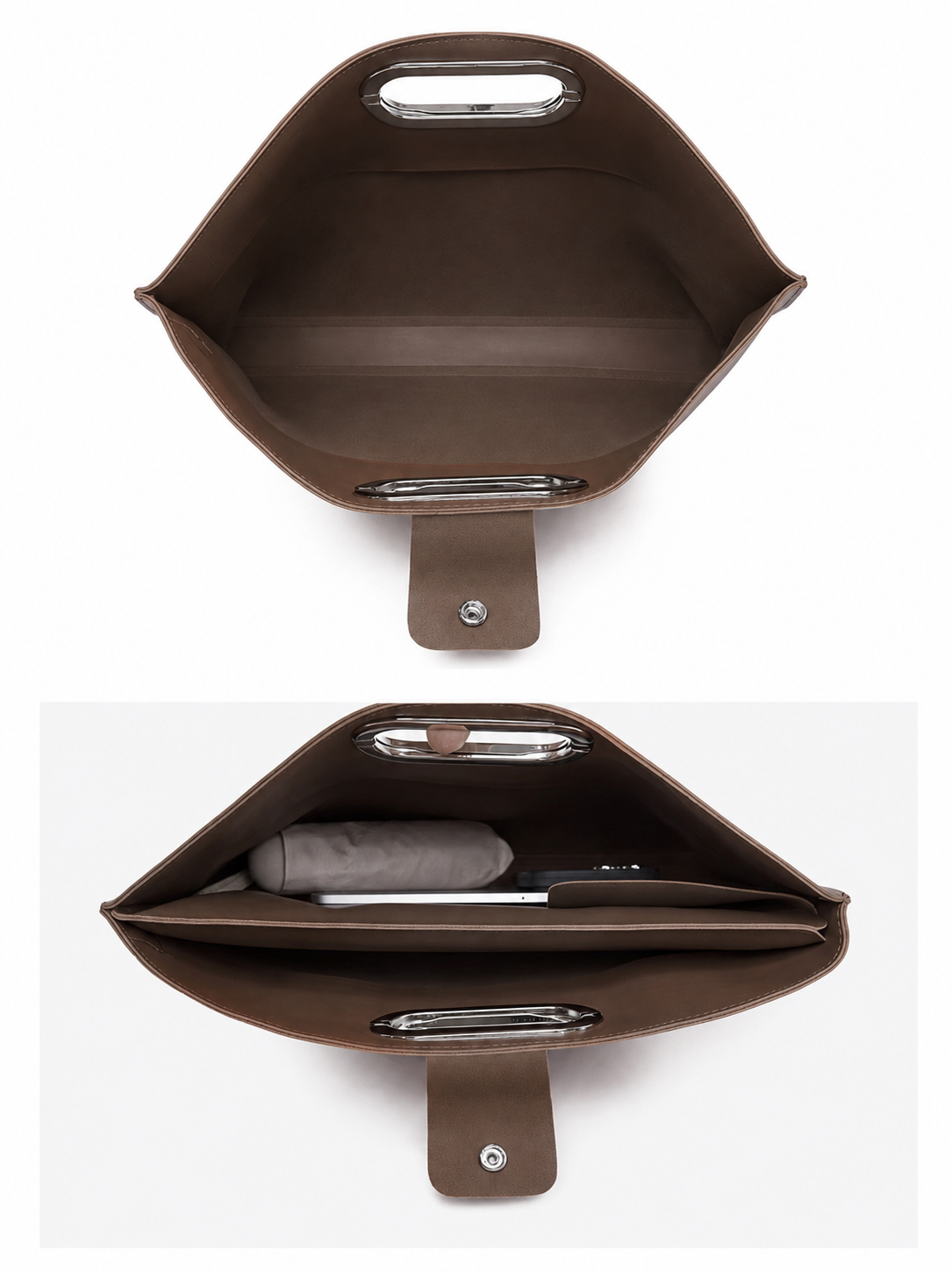 Deniz Laptop Bag - Brun