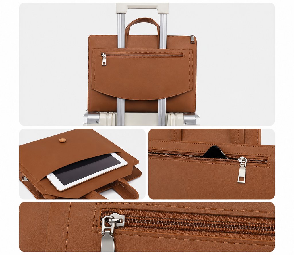 Emir Laptop Bag - Brun