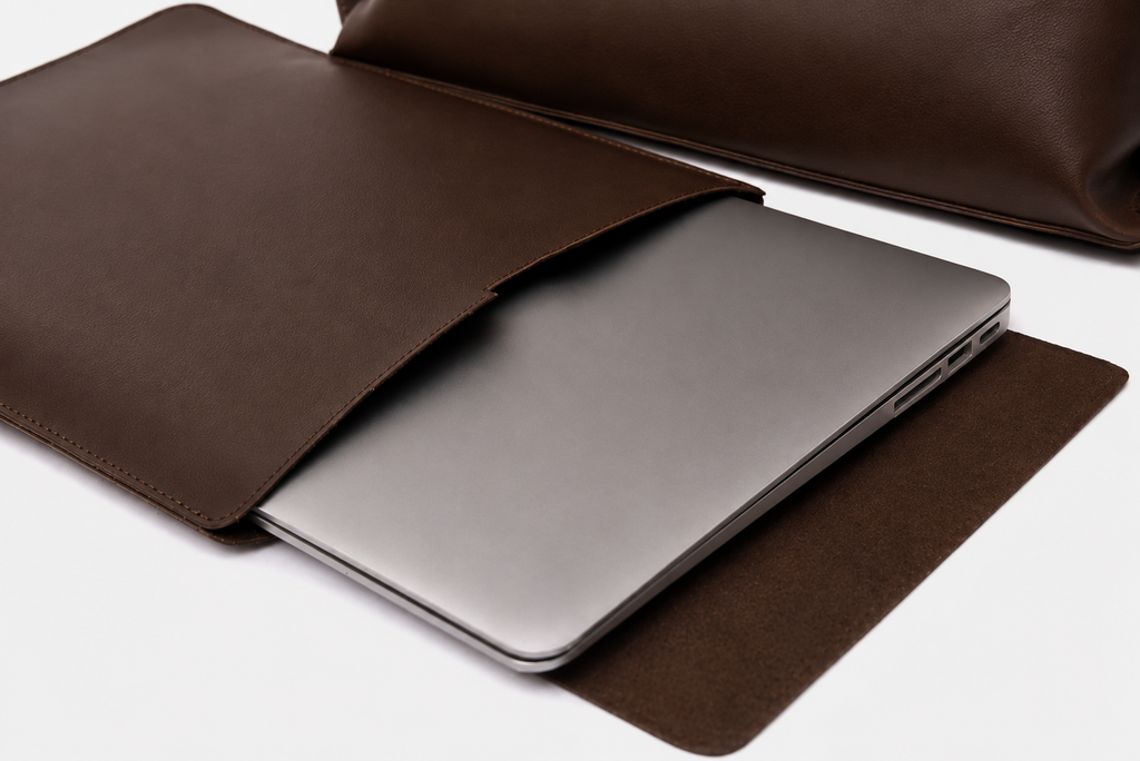 Deniz Laptop Bag - Brun