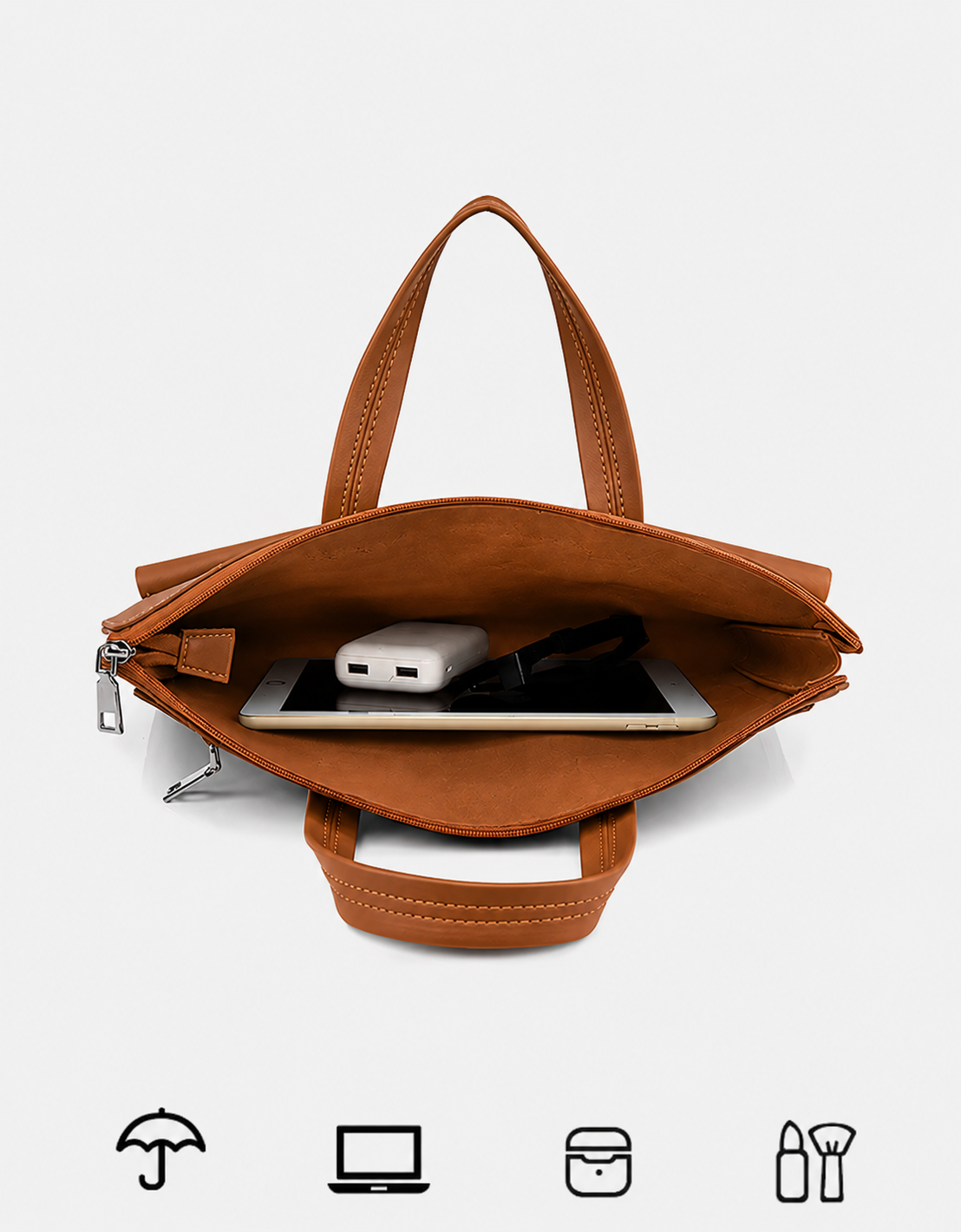 Emir Laptop Bag - Brun