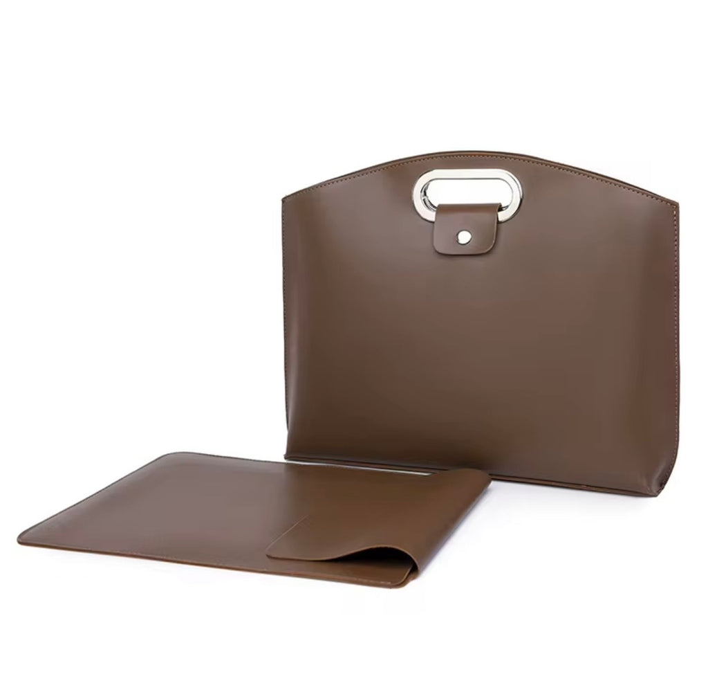 Deniz Laptop Bag - Brun